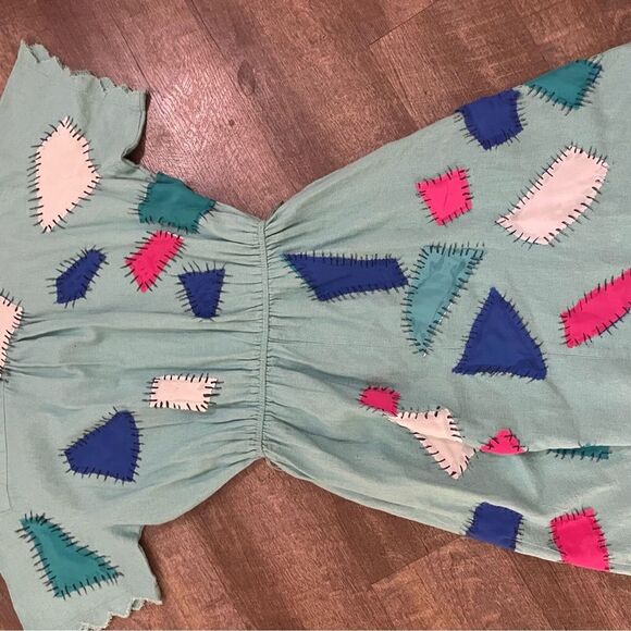 VTG Disney The Nightmare Before Christmas Cosplay Sally Dress Size Large LL bean - Picture 6 of 16